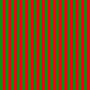 Holidays STRIPES GREEN RED LL01