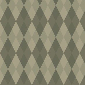 Geometric Triangle- Muted Olive Green
