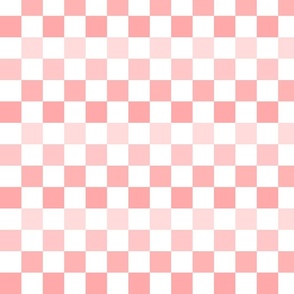 Ombre Peach Checkers, Checkers, Checkerboard Pattern, Retro Check, Checkered
