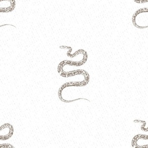 Snake Toile Pattern_Size Medium_beige Tan Brown_Simple Wild West Wallpaper Fabric Bedding