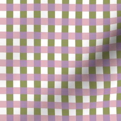 Gingham in pretty modern colours