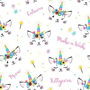 Cute Unicorn Cat / Magic Caticorn / Kittycorn 1