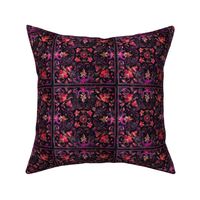 Pink and Purple Gothic Quilt Square 3