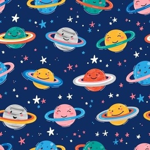 Space / Cute Saturn Planet 2