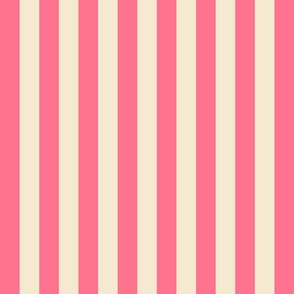 Thin-small-vertical-geometric-vintage-dark-pink-and-retro-beige-white-stripes-XL-jumbo