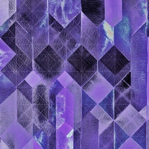  Purple Twilight. Uneven Geometry Collection