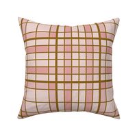 Plaid (Pink And Gold)