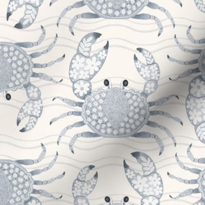Floral Sea Crabs (S/M), gray