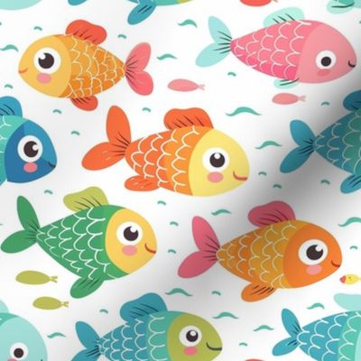 Smaller Colorful Swimmy Fish (2)