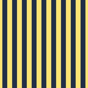 Halloween Awning Stripe Yellow And Navy