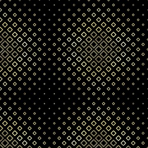 Black and Gold Woven Mesh  