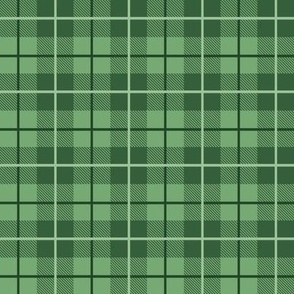 Hunter and Dusty Green Plaid