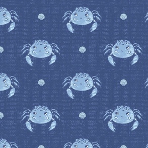 Cute Crab_Ultramarine blue_Large Scale_17089602
