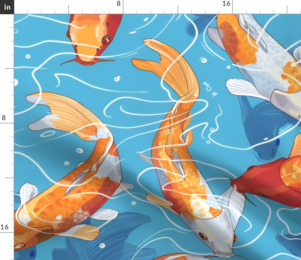 koi in fresh water