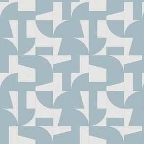 Puzzle Tiles XS - Dusty Blue