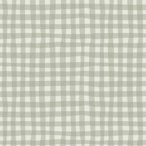 (S) Jam Jar Gingham - Wonky Check - October Mist 1495