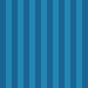 Thin-small-vertical-geometric-vintage-medium-blue-and-retro-dark-navy-blue-stripes-XL-jumbo