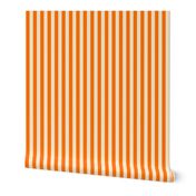 Thin-small-vertical-geometric-vintage-bold-pumpkin-orange-and-retro-beige-white-stripes-XL-jumbo