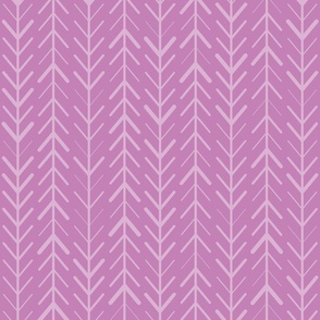 Two Tone Vertical Arrow Striped Pattern with Benjamin Moore Paint Color - Lilac Pink - Small