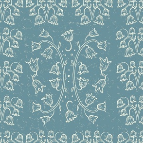 Lily of the Valley Boho Print Sea Green