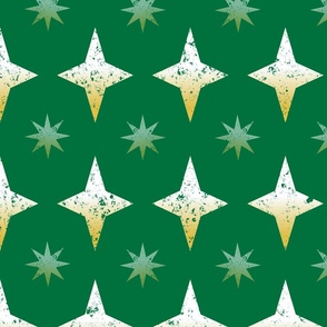 Hollywood Glam Emerald Green and Gold Metallic Wallpaper