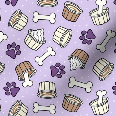 Doggy Ice-Cream - summer pup treats - purple - LAD24