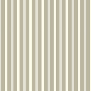(M) French Country Stripes Beige Tan Neutral and Cream