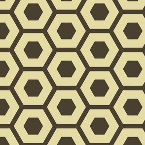 Hexagons Beige
