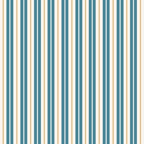 Ticking Stripe-blue and yellow, Coordinate Stripes, Stripes, Blue Stripe, Ticking, Thin Stripes, Boys