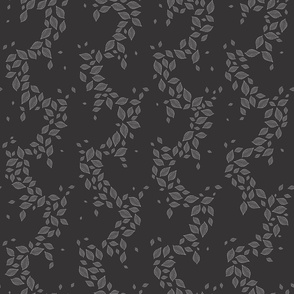 Vintage Foliage Brown Background