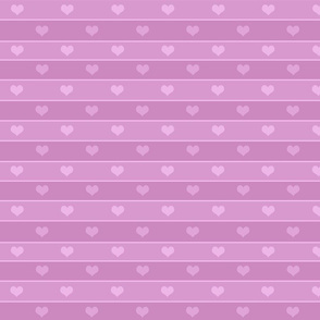 Pink Heart Stripes