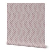 Small - Handpainted Checkers - Basket Weave - Pink Red Hues