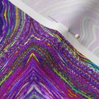 Waving Psychedelic Rosettes - Purple