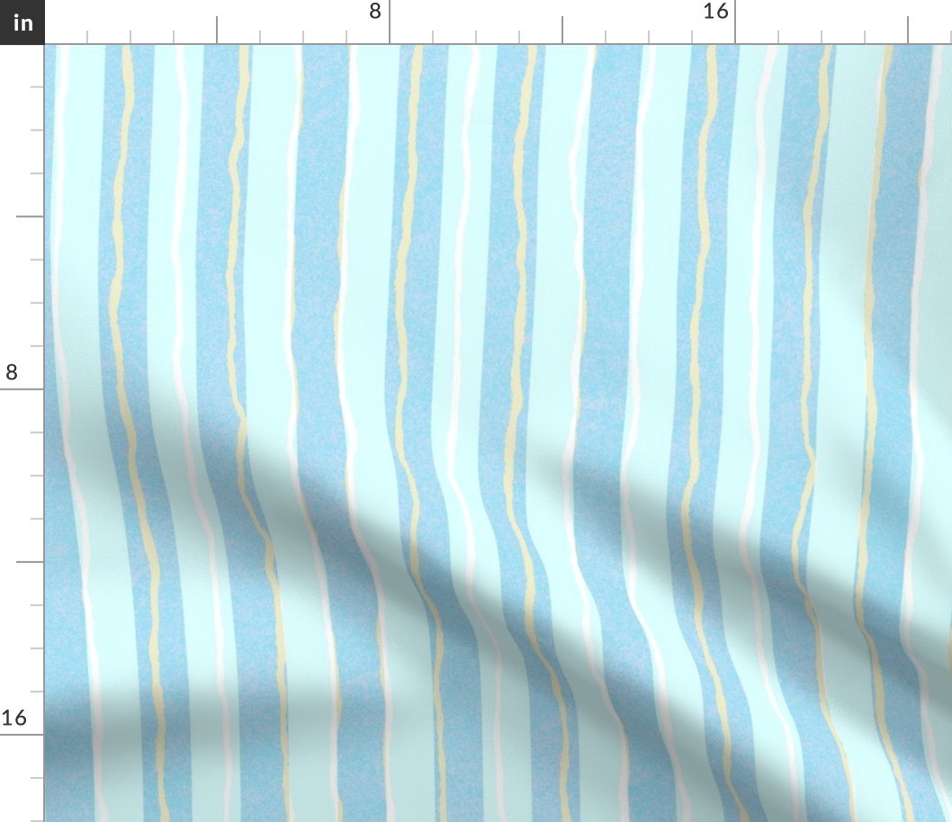 Blue stripes with thinner handdrawn stripes