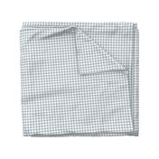 silver blue gingham | tiny