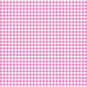 hot pink gingham | tiny