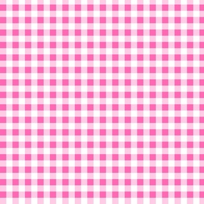 hot pink gingham | small