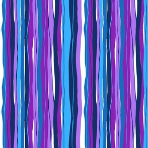 Fun blue and purple stripes