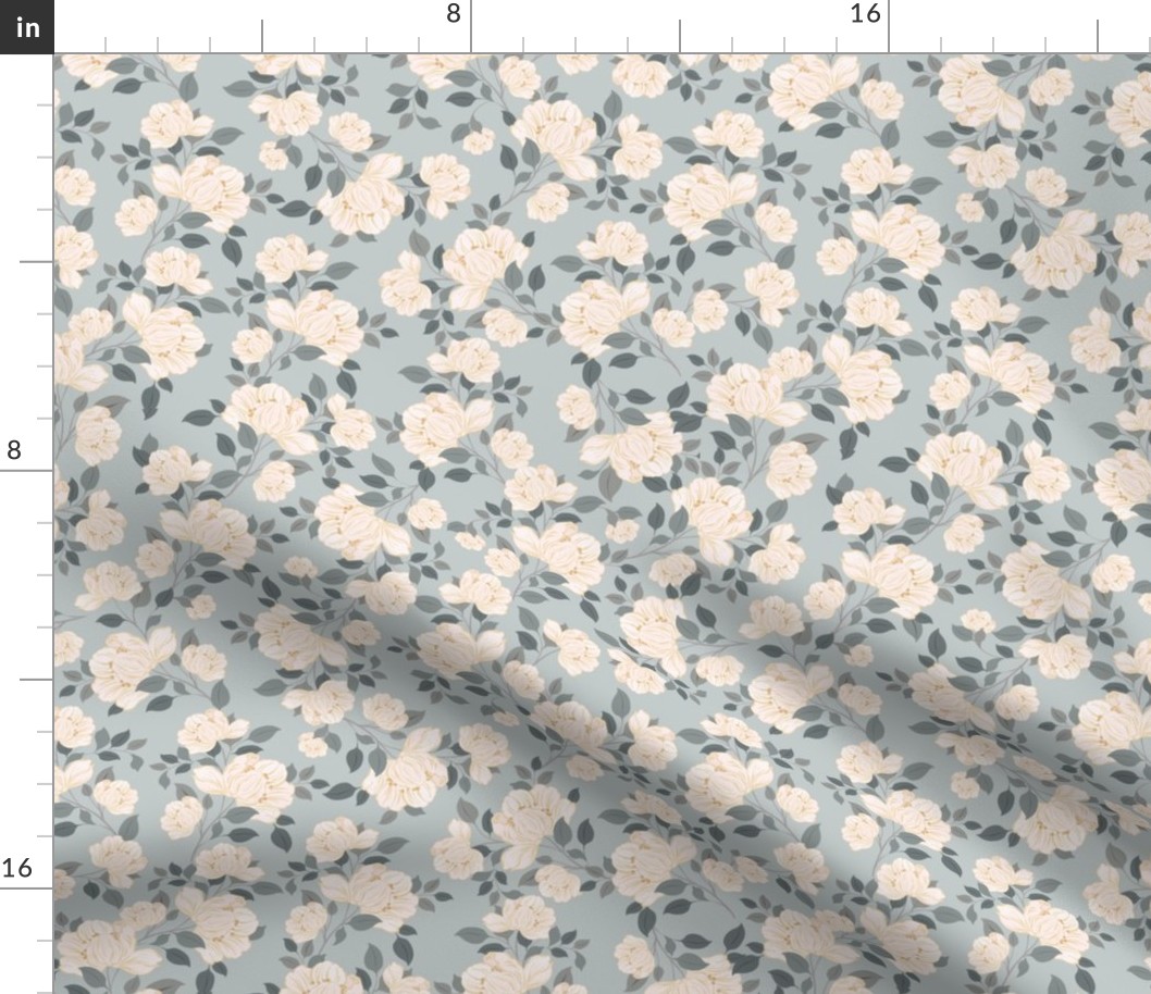 Cottage Core Casual Dusty Blue Floral_SMALL