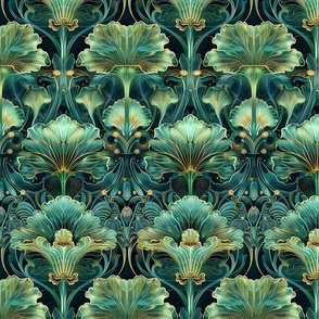 Shrooms Inspired Art Nouveau-2