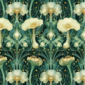 Shrooms Inspired Art Nouveau-8