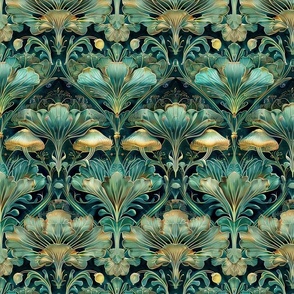 Shrooms Inspired Art Nouveau-10