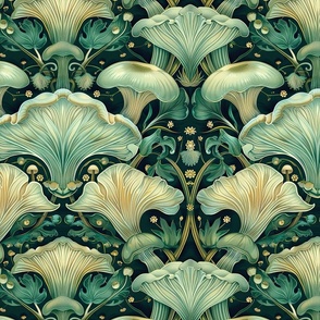 Shrooms Inspired Art Nouveau-11