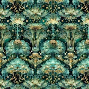 Shrooms Inspired Art Nouveau-20
