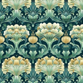 Shrooms Inspired Art Nouveau-22