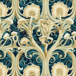 Shrooms Inspired Art Nouveau-25