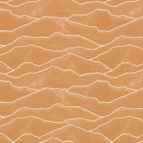 Persian Orange Mountain Lines