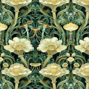 Shrooms Inspired Art Nouveau-26