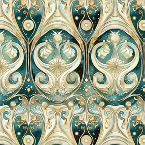 Shrooms Inspired Art Nouveau-27