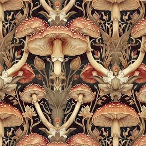 Shrooms Inspired Art Nouveau-30